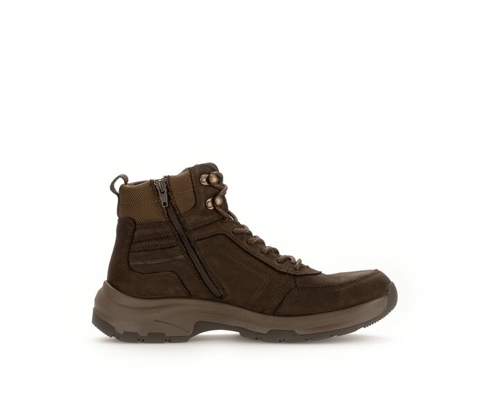 Pius Gabor Sportlicher Stiefel Braun - Materialmix Leder/Textil