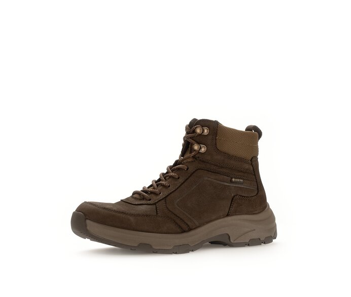 Pius Gabor Sportlicher Stiefel Braun - Materialmix Leder/Textil