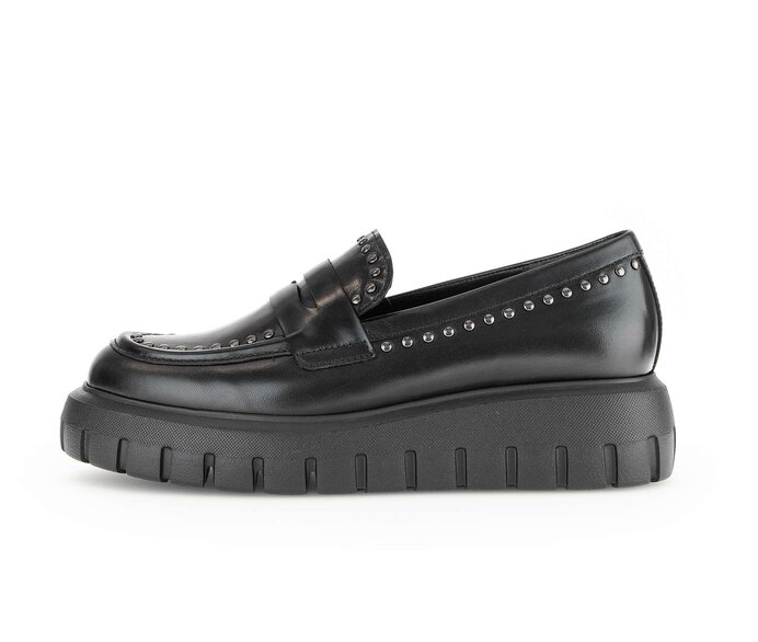Gabor Loafer Schwarz - Glattleder