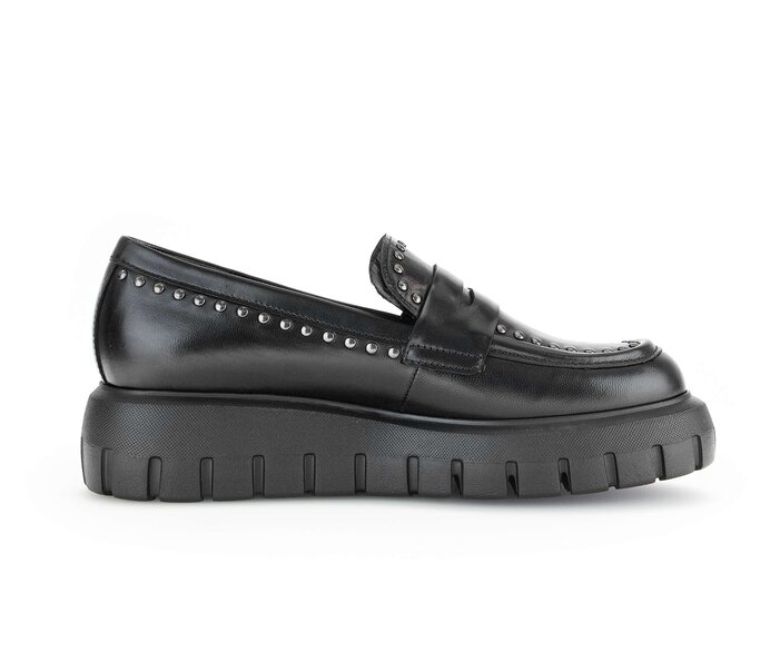 Gabor Loafer Schwarz - Glattleder