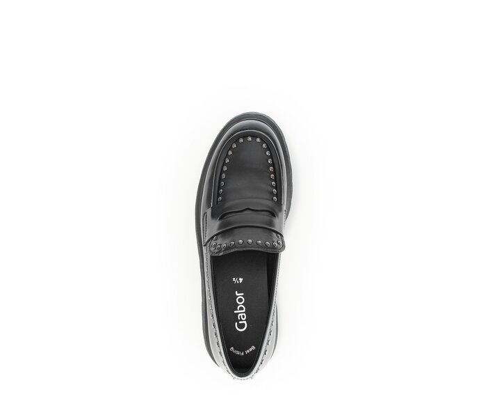 Gabor Loafer Schwarz - Glattleder