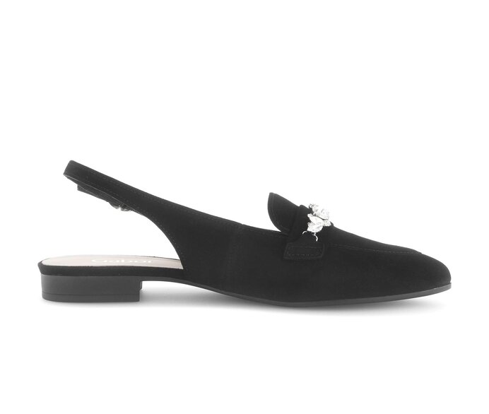 Gabor Slingpumps Schwarz - Rauleder