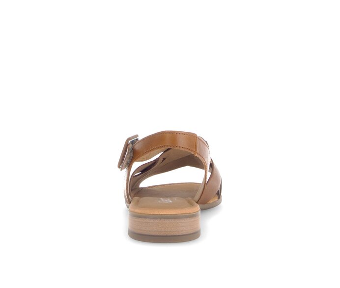 Gabor Riemchensandale Beige - Glattleder