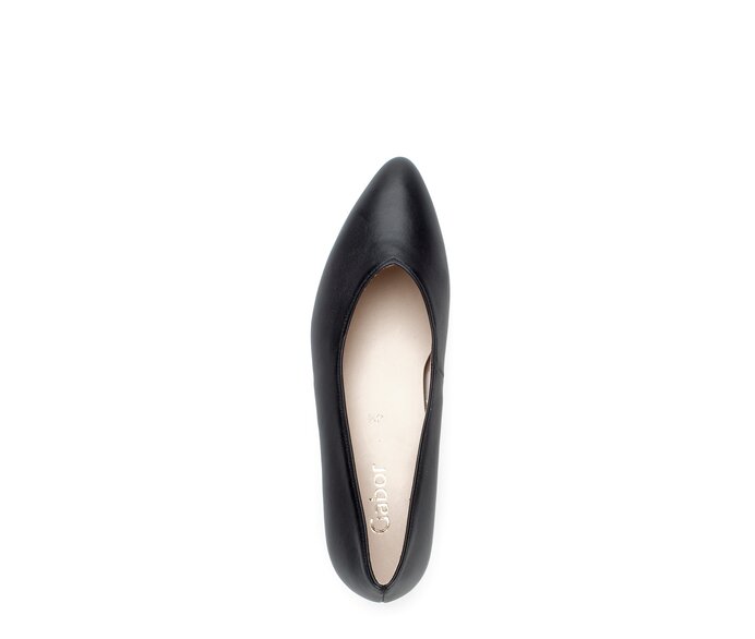 Gabor Eleganter Pumps Schwarz - Glattleder