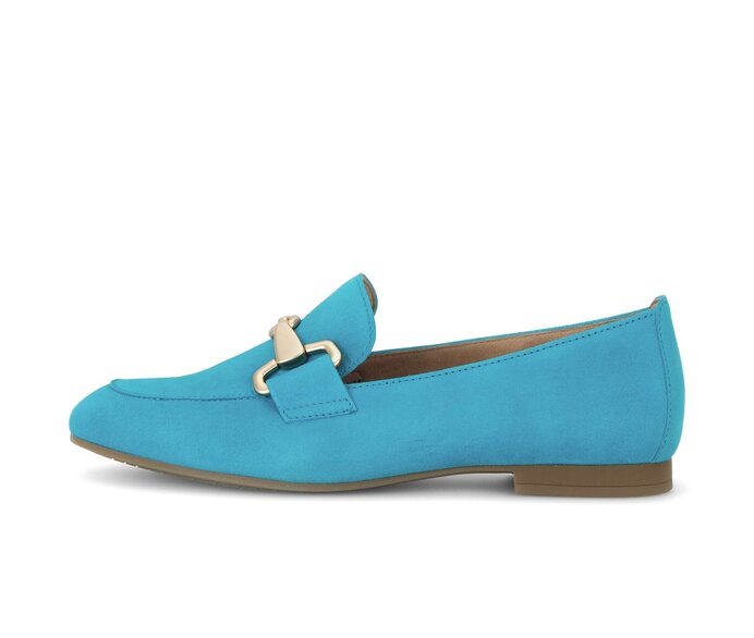 Gabor Slipper Blau - Rauleder