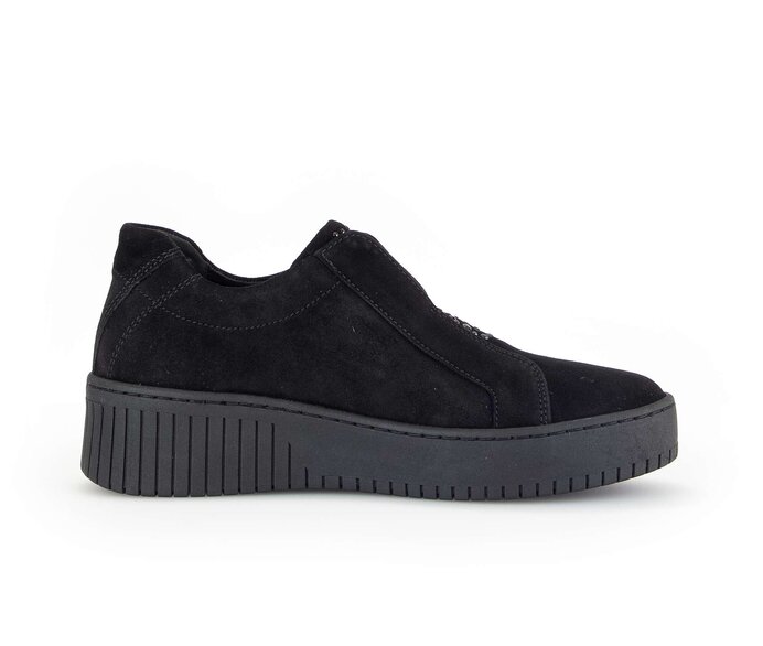 Gabor Sneaker Low Schwarz - Rauleder