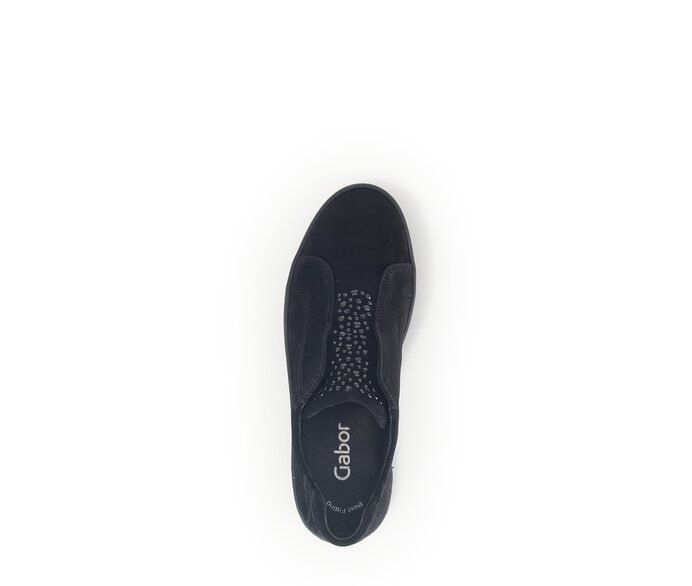 Gabor Sneaker Low Schwarz - Rauleder