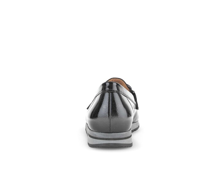Gabor Slipper Schwarz - Lackleder