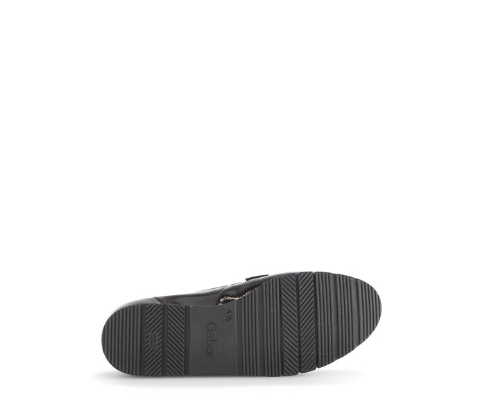 Gabor Slipper Schwarz - Lackleder