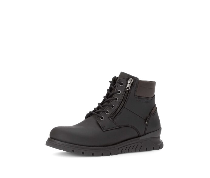 Pius Gabor Boot Schwarz - Fettleder