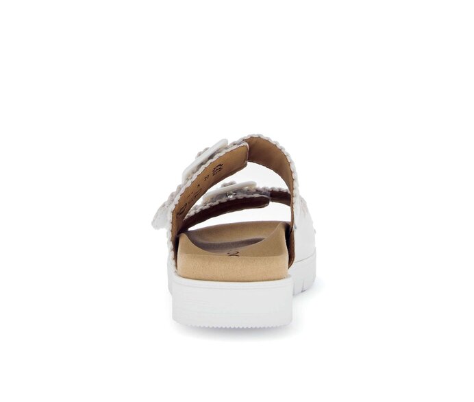 Gabor Pantolette Creme - Glattleder