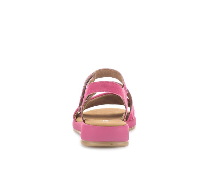 Gabor Riemchensandale Pink - Rauleder