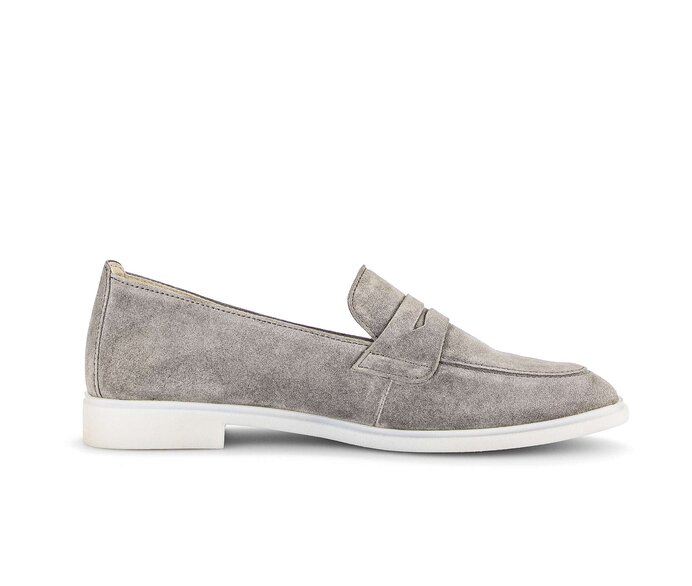 Gabor Slipper Grau - Rauleder