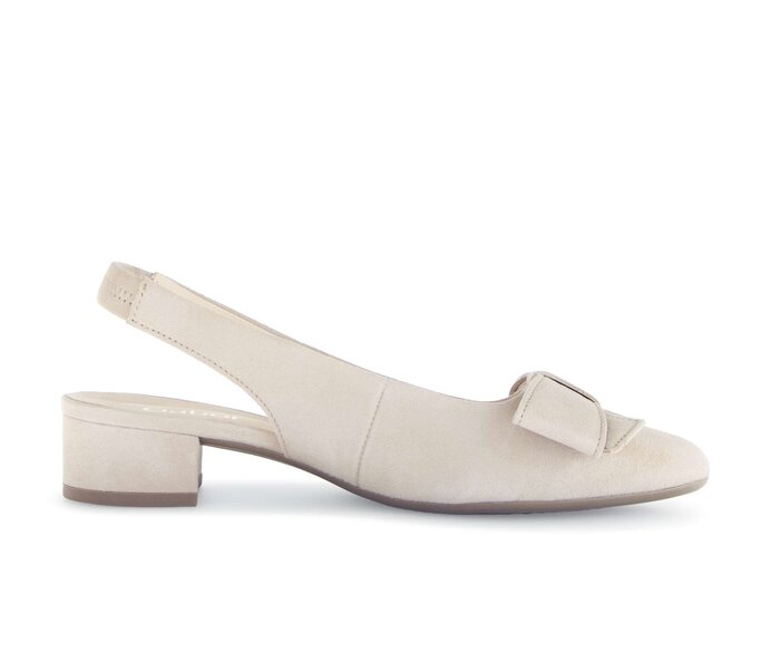 Gabor Slingpumps Beige - Rauleder