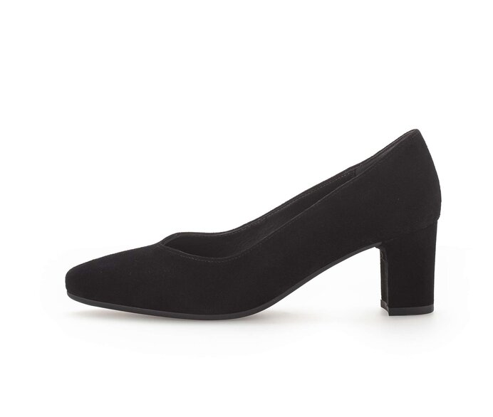 Gabor Eleganter Pumps Schwarz - Rauleder