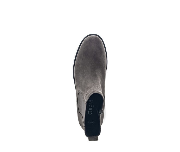 Gabor Chelsea Boot Grau - Rauleder