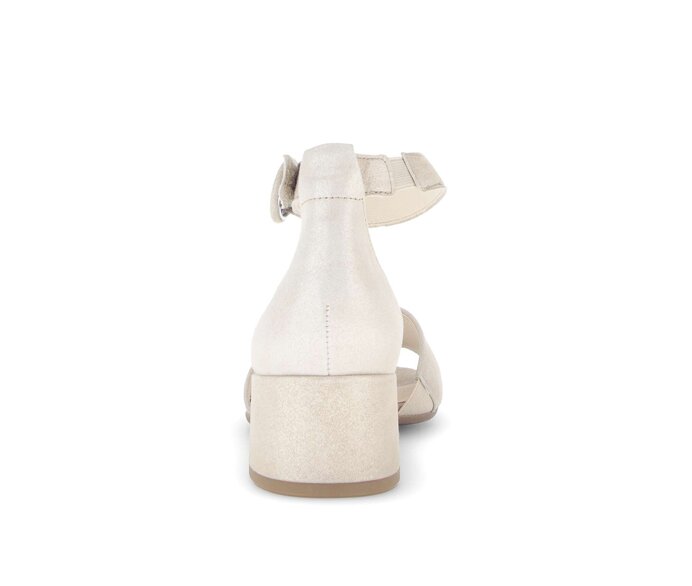 Gabor Riemchensandale Beige - Effektleder