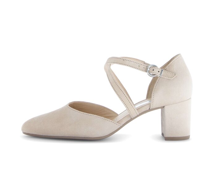 Gabor Spangenpumps Beige - Rauleder