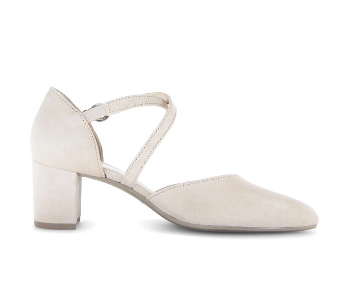 Gabor Spangenpumps Beige - Rauleder