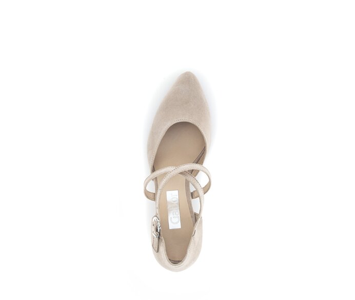 Gabor Spangenpumps Beige - Rauleder