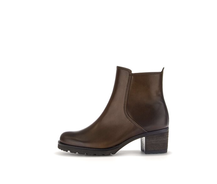 Gabor Plateau Stiefelette Braun - Glattleder