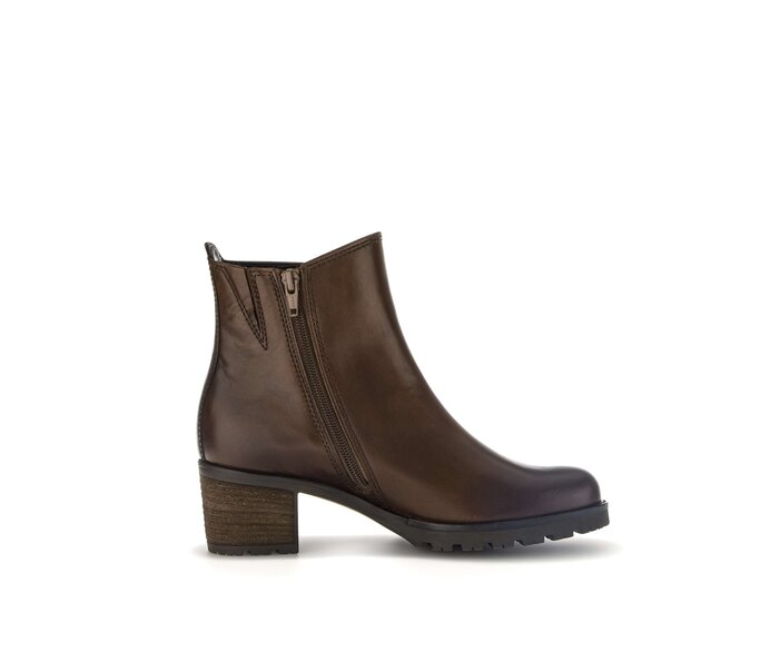 Gabor Plateau Stiefelette Braun - Glattleder