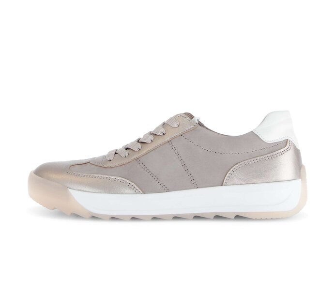 Gabor Sneaker Low Gold - Materialmix Leder