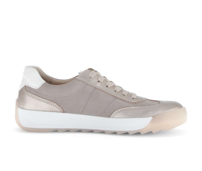 Gabor Sneaker Low Gold - Materialmix Leder