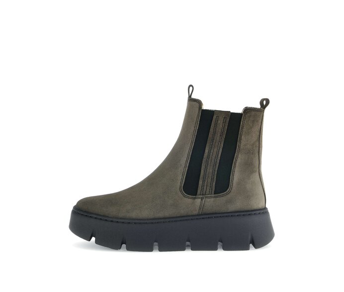 Gabor Chelsea Boot Grün - Rauleder