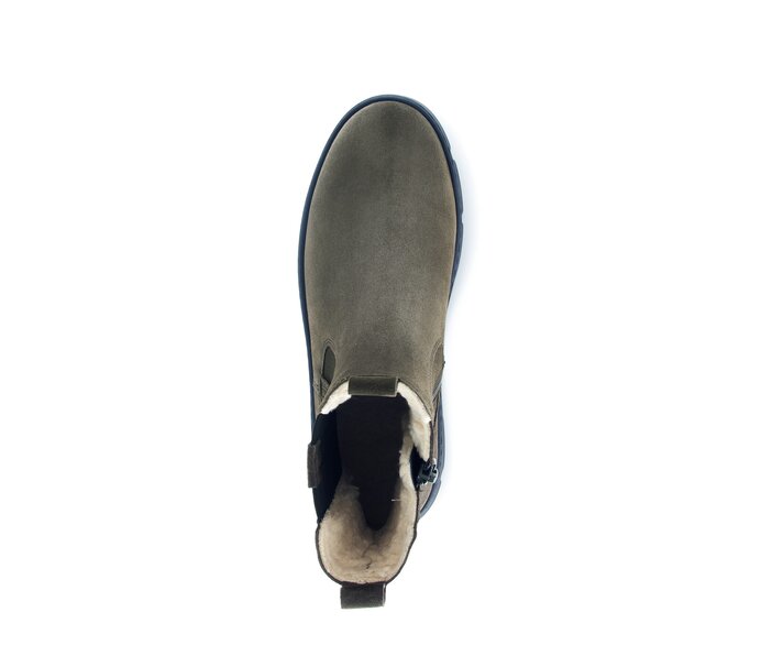 Gabor Chelsea Boot Grün - Rauleder