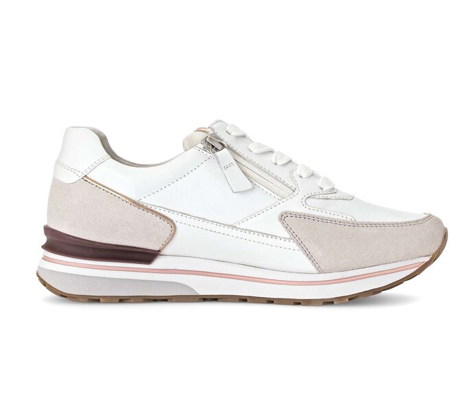 Gabor Sneaker Low Weiß - Materialmix Leder