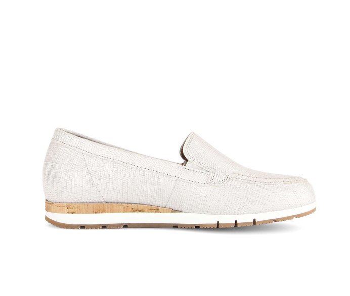 Gabor Slipper Gold - Leder Reptiloptik