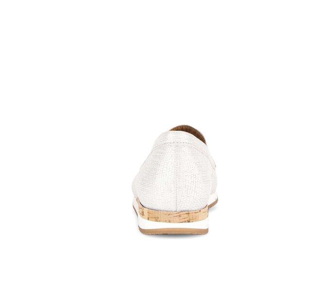 Gabor Slipper Gold - Leder Reptiloptik