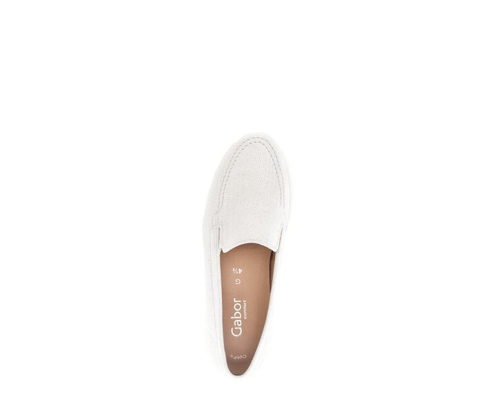 Gabor Slipper Gold - Leder Reptiloptik