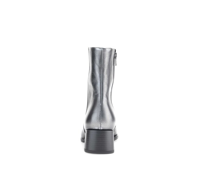 Gabor Elegante Stiefelette Silber - Glattleder
