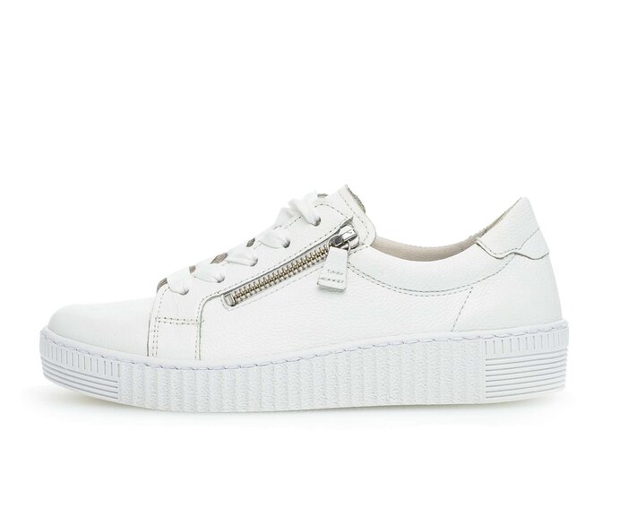 Gabor Sneaker Low Weiß - Glattleder