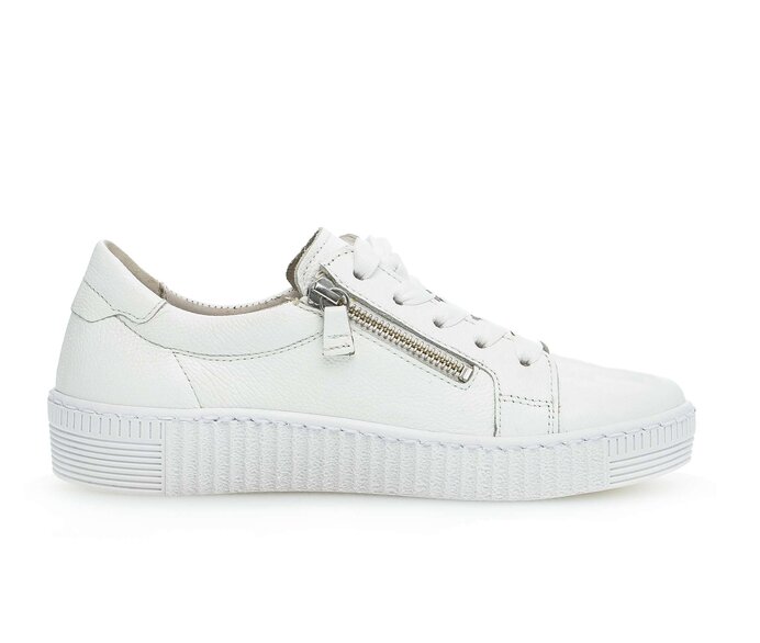 Gabor Sneaker Low Weiß - Glattleder