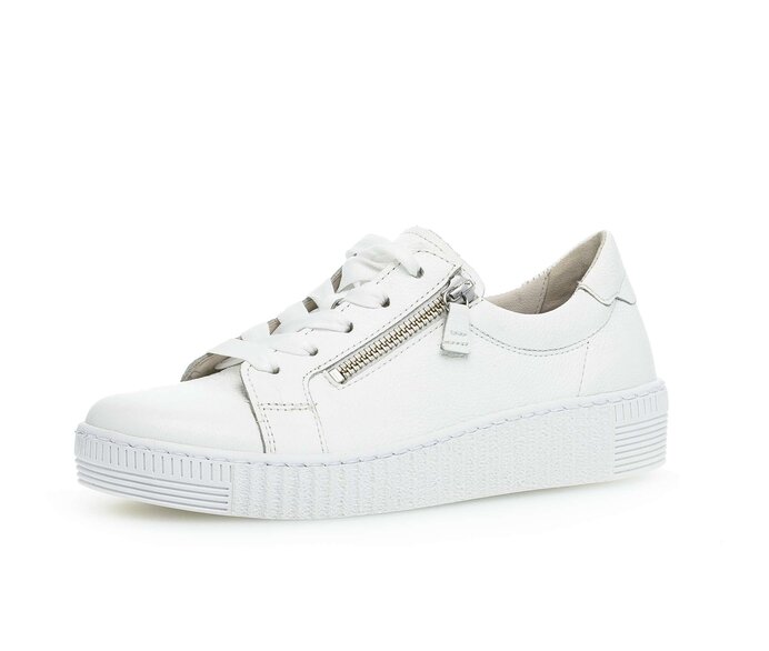 Gabor Sneaker Low Weiß - Glattleder