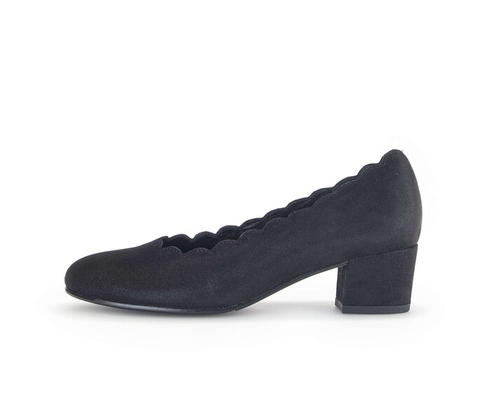 Gabor Eleganter Pumps Schwarz - Effektleder