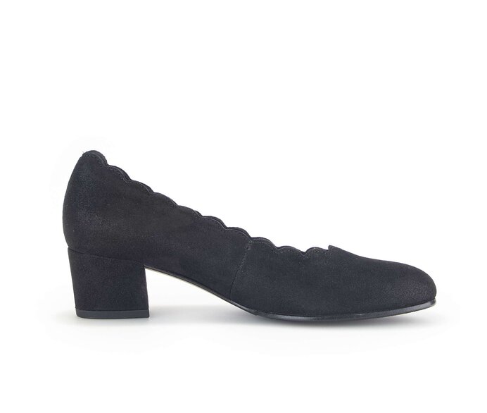 Gabor Eleganter Pumps Schwarz - Effektleder