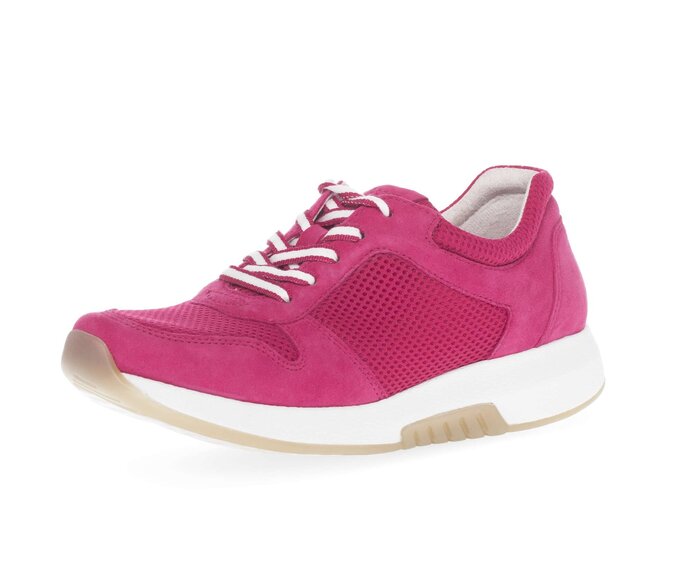 Gabor Sneaker Low Pink - Materialmix Leder