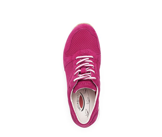 Gabor Sneaker Low Pink - Materialmix Leder