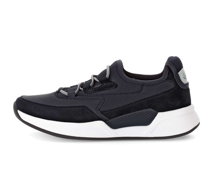Gabor Sneaker Low Blau - Materialmix Leder/Lederimitat