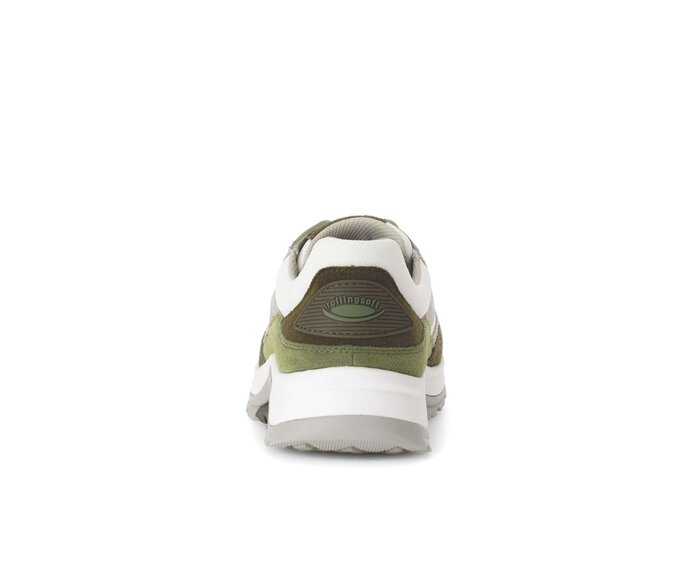 Gabor Rollingsoft Sneaker Low Grün - Materialmix Leder/Textil