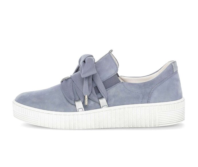 Gabor Sneaker Low Blau - Rauleder