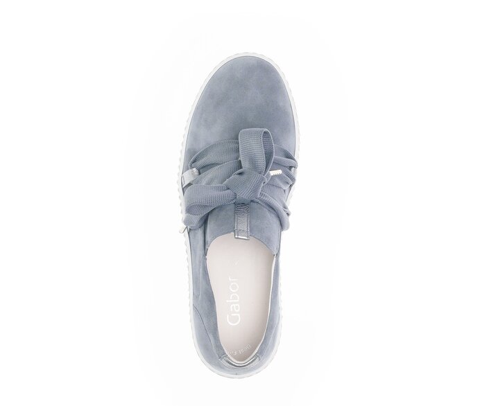 Gabor Sneaker Low Blau - Rauleder