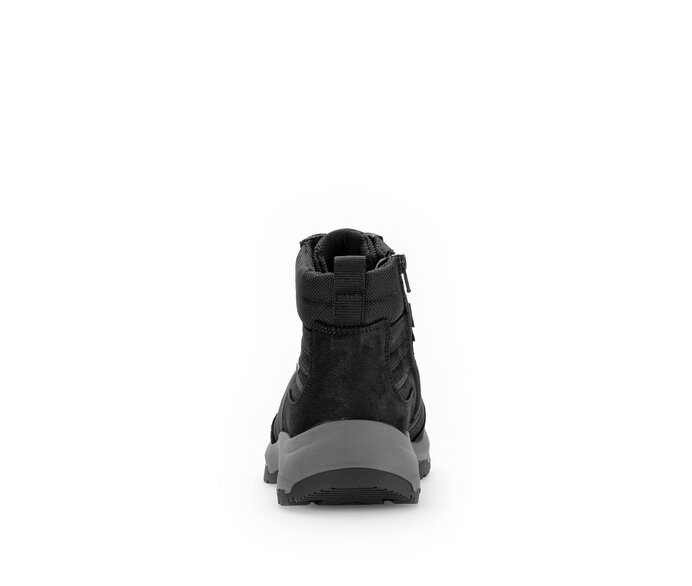 Pius Gabor Sportlicher Stiefel Schwarz - Materialmix Leder/Textil