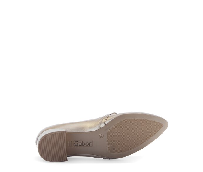 Gabor Spangenpumps Gold - Effektleder