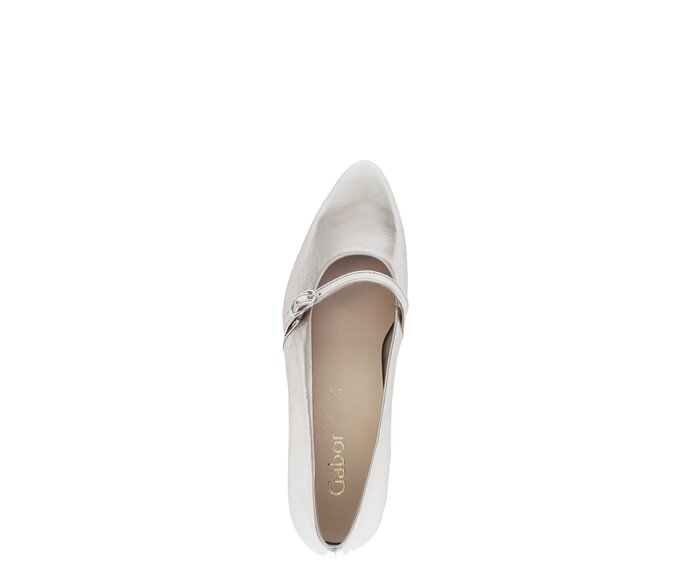 Gabor Spangenpumps Gold - Effektleder