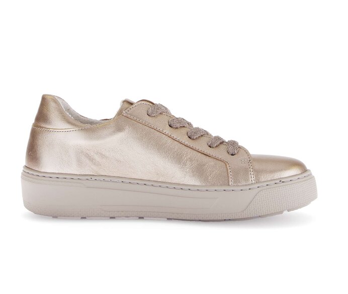Gabor Sneaker Low Gold - Effektleder